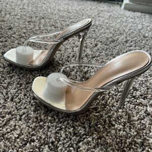 Cute Silver Heels.